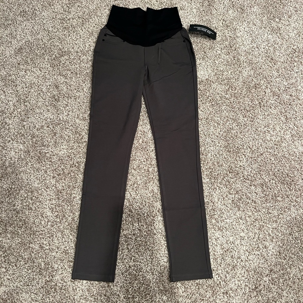 Liverpool Reagan Maternity Skinny Pant, Charcoal, 2/26
